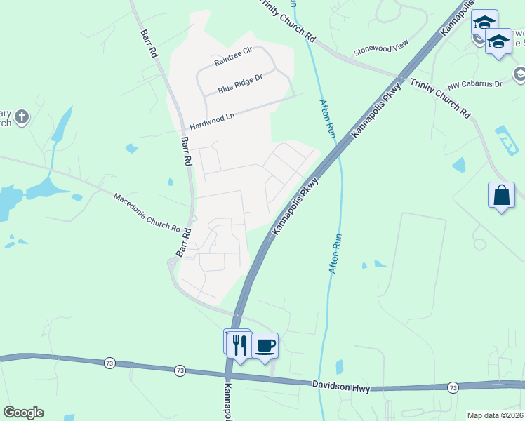 map of restaurants, bars, coffee shops, grocery stores, and more near 2312 Newton Drive in Concord