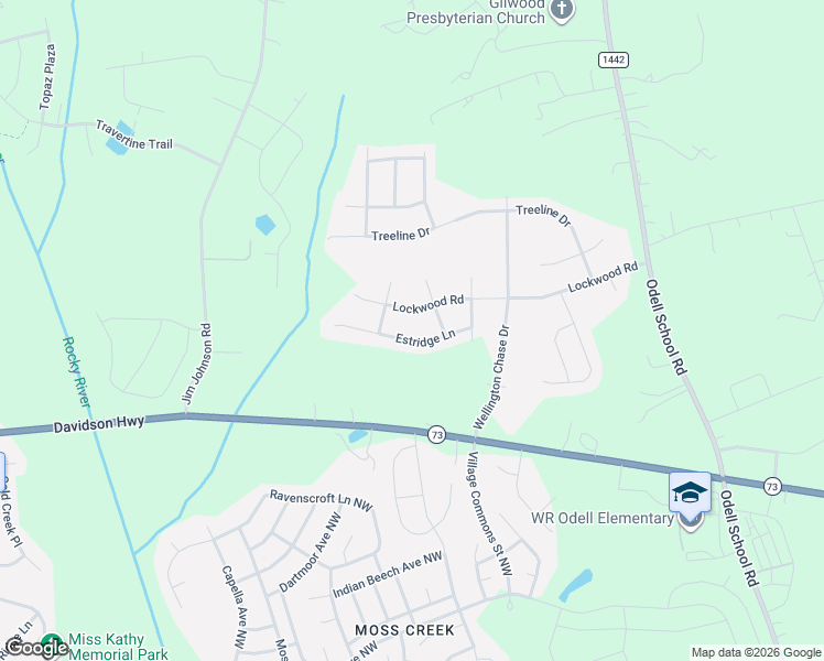 map of restaurants, bars, coffee shops, grocery stores, and more near 2409 Spur Lane in Concord