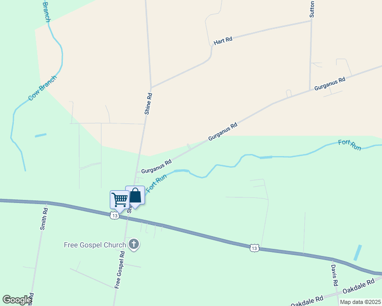 map of restaurants, bars, coffee shops, grocery stores, and more near 2801 Gurganus Road in Snow Hill
