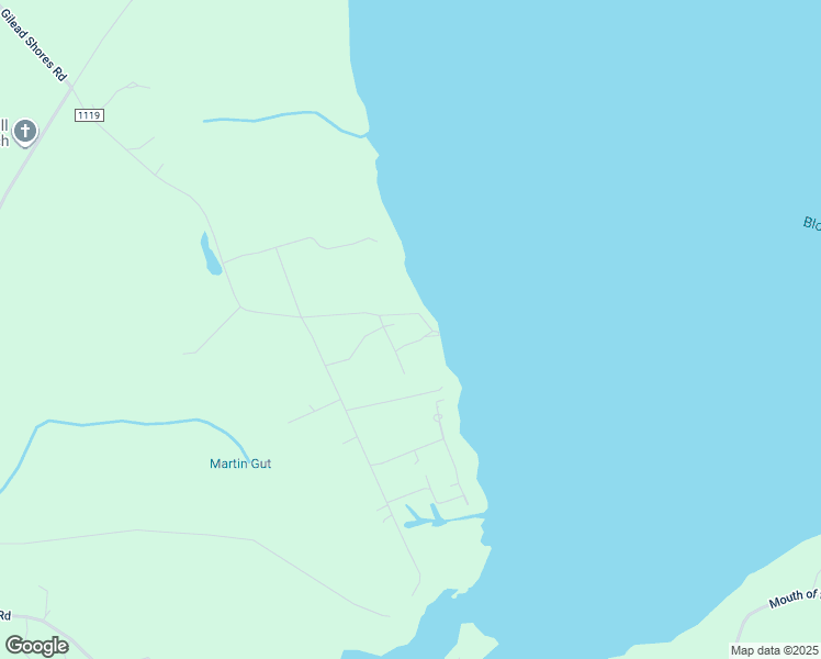 map of restaurants, bars, coffee shops, grocery stores, and more near State Road 1119 in Blounts Creek