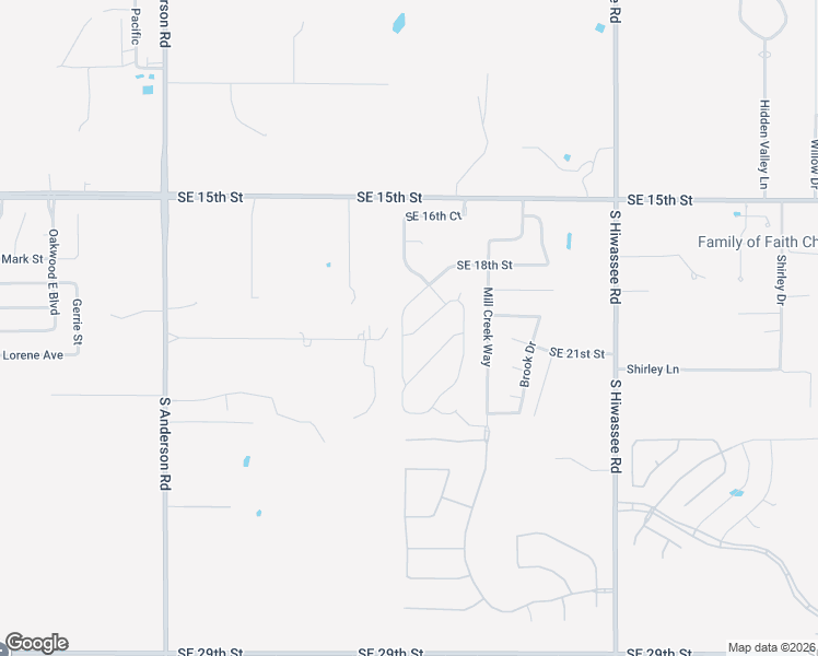 map of restaurants, bars, coffee shops, grocery stores, and more near 12512 Southeast 18th Street in Choctaw
