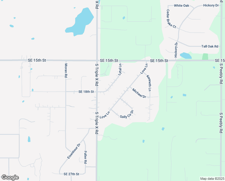 map of restaurants, bars, coffee shops, grocery stores, and more near 1916 Lytal Lane in Choctaw