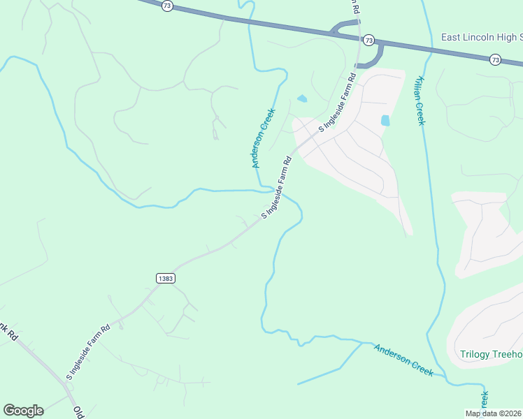 map of restaurants, bars, coffee shops, grocery stores, and more near 480 South Ingleside Farm Road in Iron Station