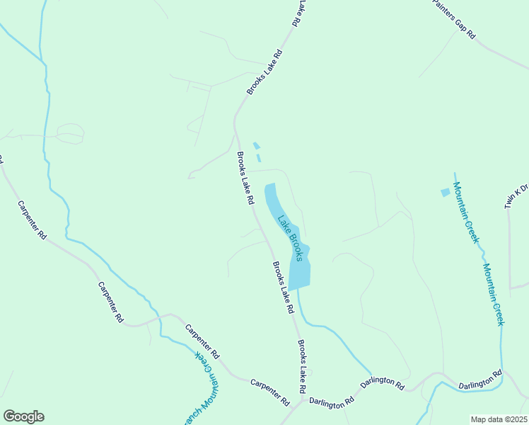 map of restaurants, bars, coffee shops, grocery stores, and more near 472 Brooks Lake Road in Rutherfordton