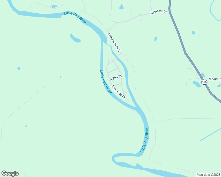 map of restaurants, bars, coffee shops, grocery stores, and more near 194 Riverside Drive in Pangburn