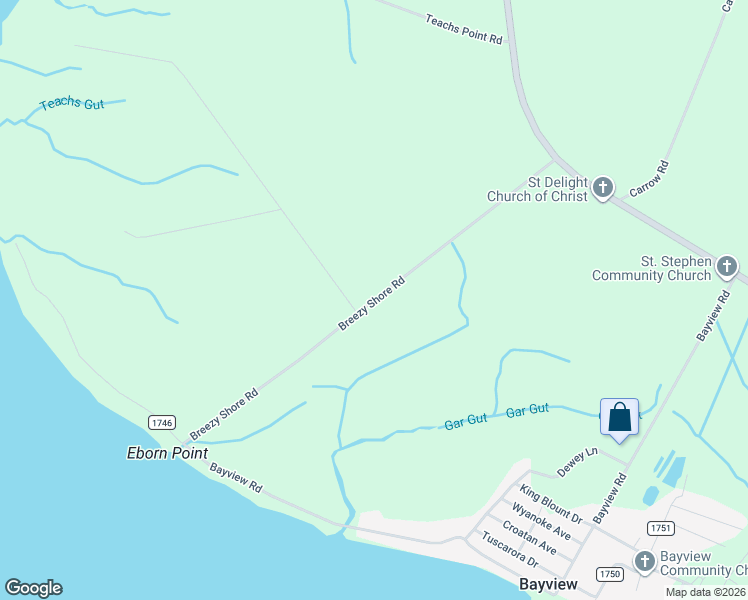 map of restaurants, bars, coffee shops, grocery stores, and more near Breezy Shore Road in Bath