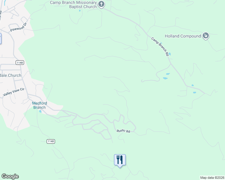 map of restaurants, bars, coffee shops, grocery stores, and more near 1359 Springbrook Farm Road in Waynesville
