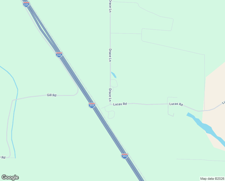 map of restaurants, bars, coffee shops, grocery stores, and more near 568 Drace Lane in Tyronza