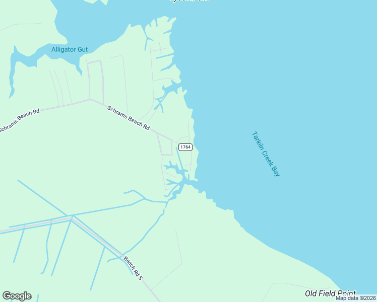 map of restaurants, bars, coffee shops, grocery stores, and more near 1660 Schrams Beach Road in Belhaven