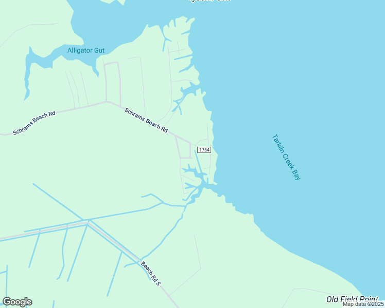 map of restaurants, bars, coffee shops, grocery stores, and more near State Road 1764 in Beaufort County