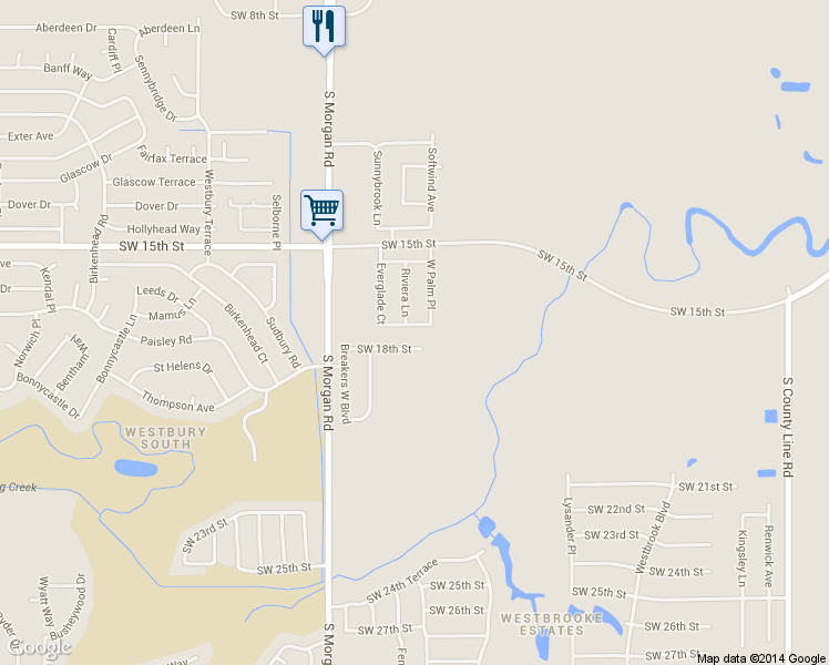map of restaurants, bars, coffee shops, grocery stores, and more near 9617 Southwest 18th Street in Oklahoma City