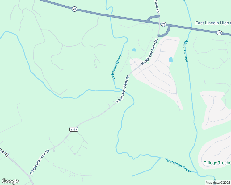 map of restaurants, bars, coffee shops, grocery stores, and more near 480 South Ingleside Farm Road in Iron Station