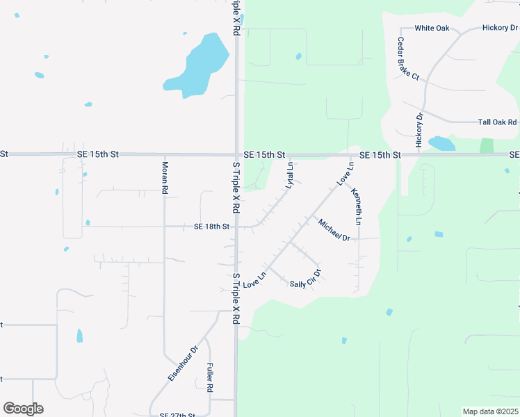 map of restaurants, bars, coffee shops, grocery stores, and more near 1916 Lytal Lane in Choctaw