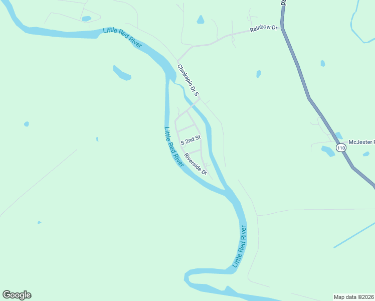 map of restaurants, bars, coffee shops, grocery stores, and more near 194 Riverside Drive in Pangburn