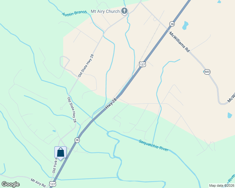 map of restaurants, bars, coffee shops, grocery stores, and more near 1315 Old State Highway 28 in Dunlap
