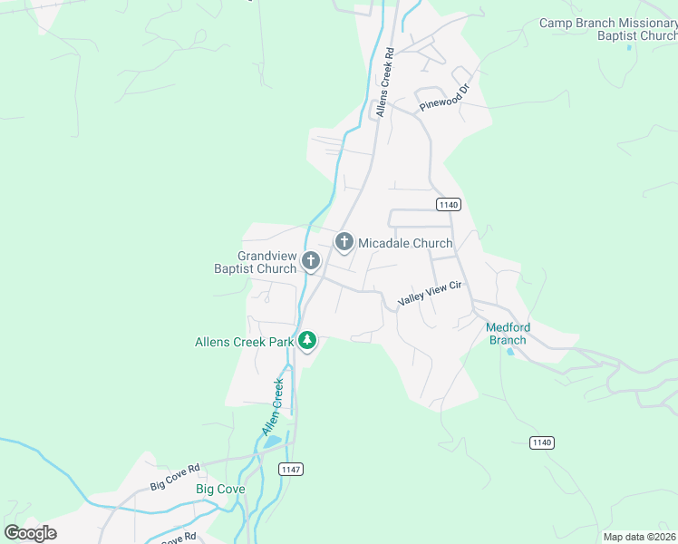 map of restaurants, bars, coffee shops, grocery stores, and more near 66 Valley View Circle in Waynesville