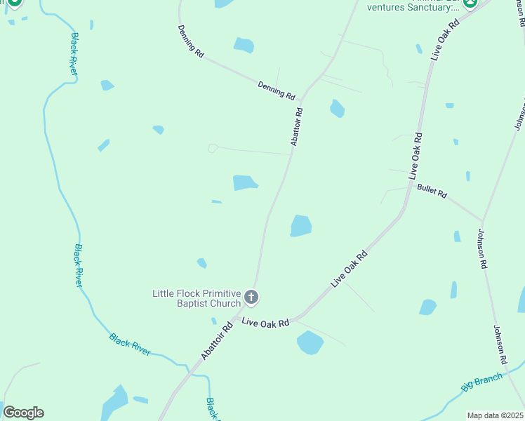 map of restaurants, bars, coffee shops, grocery stores, and more near 2863 Abattoir Road in Coats