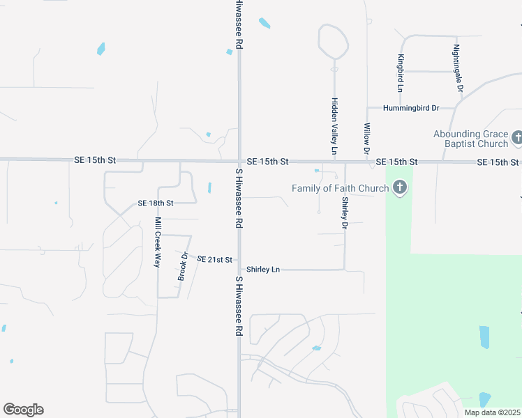 map of restaurants, bars, coffee shops, grocery stores, and more near 13075 Southeast 17th Street in Choctaw