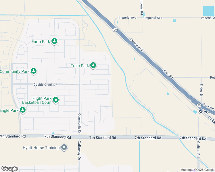 map of restaurants, bars, coffee shops, grocery stores, and more near 9738 Silver Falls Lane in Shafter