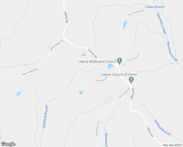 map of restaurants, bars, coffee shops, grocery stores, and more near 4546 Liberty Road in Scotts Hill