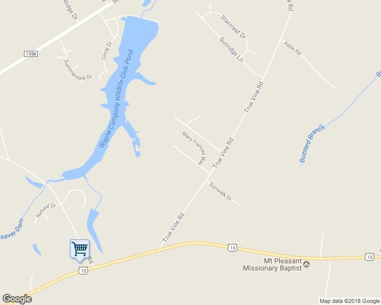map of restaurants, bars, coffee shops, grocery stores, and more near 210 Lancaster Pointe in Pikeville