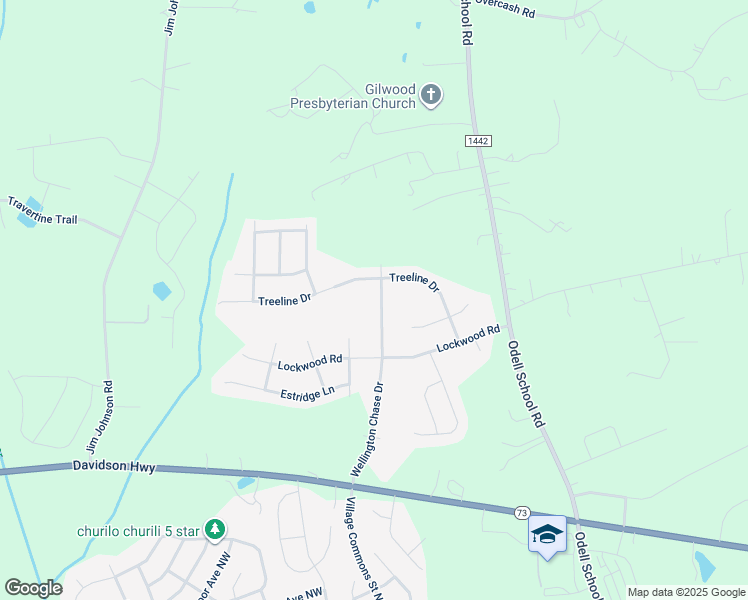 map of restaurants, bars, coffee shops, grocery stores, and more near 2477 Wellington Chase Drive in Concord