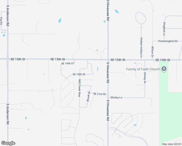 map of restaurants, bars, coffee shops, grocery stores, and more near 12813 Southeast 18th Street in Choctaw