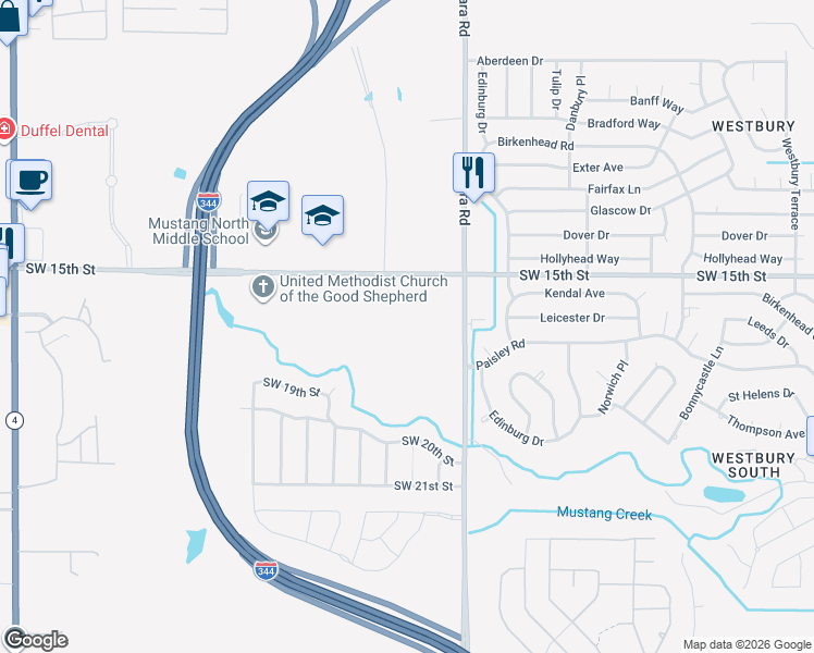 map of restaurants, bars, coffee shops, grocery stores, and more near 1665-1801 South Sara Road in Yukon