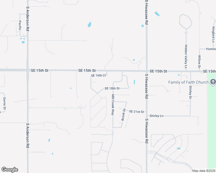 map of restaurants, bars, coffee shops, grocery stores, and more near 12615 Southeast 18th Street in Choctaw