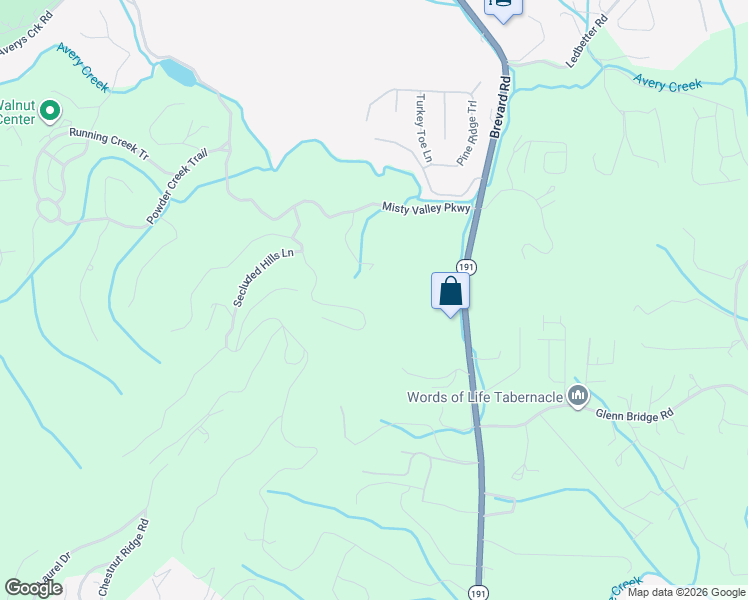 map of restaurants, bars, coffee shops, grocery stores, and more near 44 Ridge Pine Trail in Arden