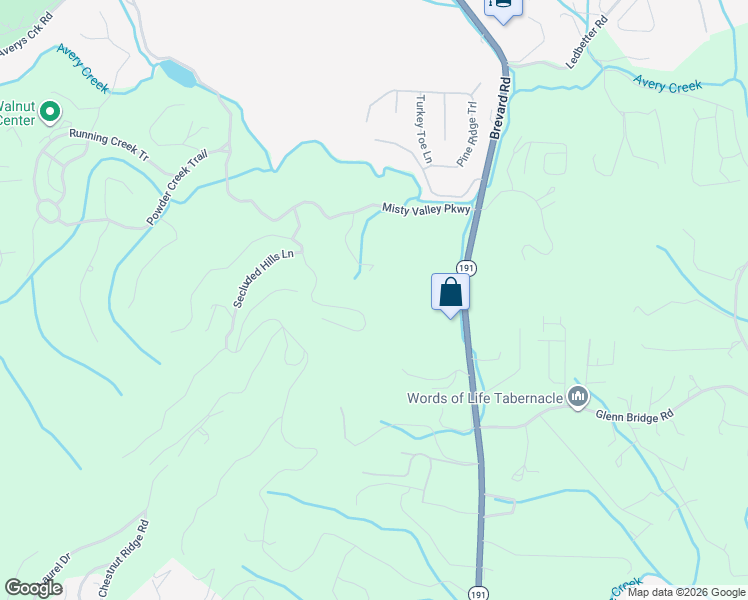 map of restaurants, bars, coffee shops, grocery stores, and more near 44 Ridge Pine Trail in Arden