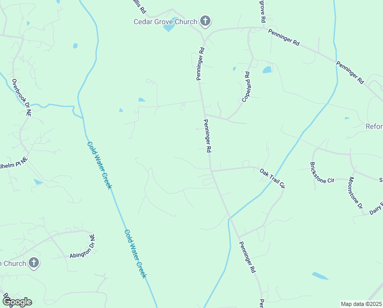 map of restaurants, bars, coffee shops, grocery stores, and more near 2307 Penninger Road in Concord