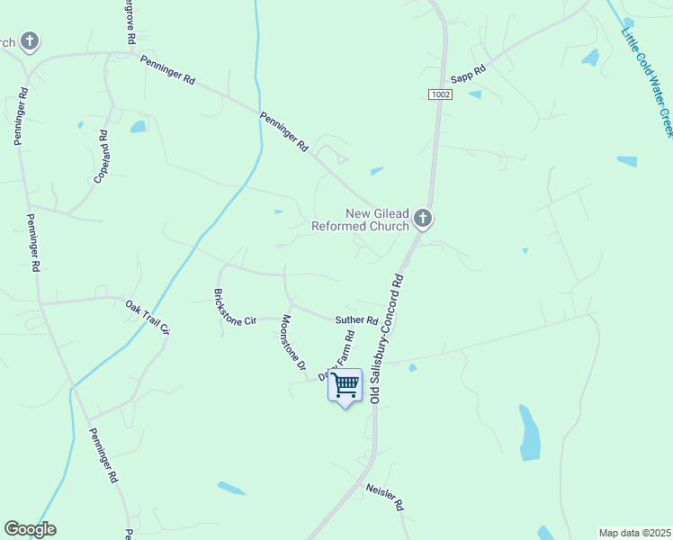 map of restaurants, bars, coffee shops, grocery stores, and more near Flowerfield Drive in Concord