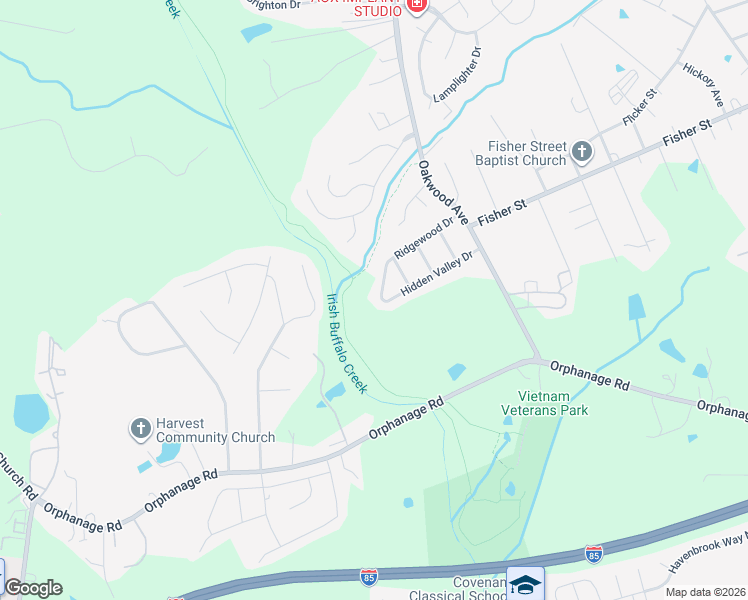 map of restaurants, bars, coffee shops, grocery stores, and more near 1488 Ridgewood Drive in Concord
