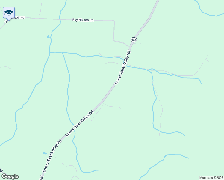 map of restaurants, bars, coffee shops, grocery stores, and more near 2604 Lower East Valley Road in Dunlap