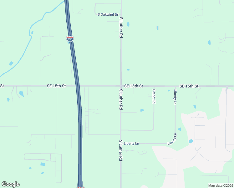 map of restaurants, bars, coffee shops, grocery stores, and more near 18908 Southeast 15th Street in Choctaw