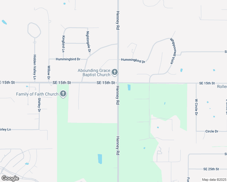 map of restaurants, bars, coffee shops, grocery stores, and more near 13894 Southeast 15th Street in Choctaw
