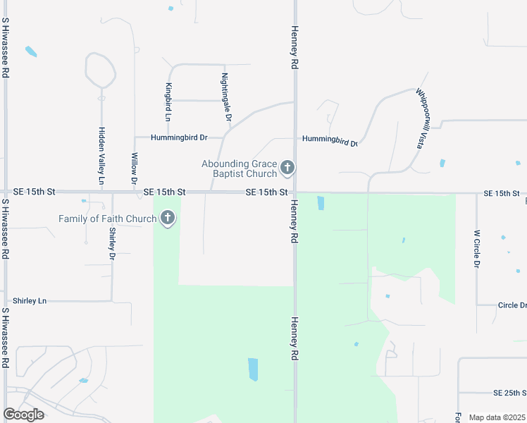 map of restaurants, bars, coffee shops, grocery stores, and more near 13894 Southeast 15th Street in Choctaw