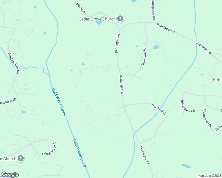 map of restaurants, bars, coffee shops, grocery stores, and more near 2401 Penninger Road in Concord