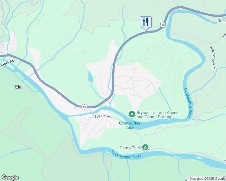 map of restaurants, bars, coffee shops, grocery stores, and more near 5801 Ela Road in Whittier
