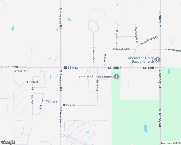 map of restaurants, bars, coffee shops, grocery stores, and more near 1610 Rain Tree Lane in Choctaw