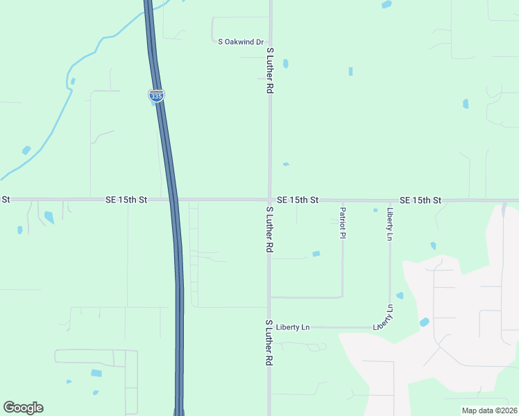 map of restaurants, bars, coffee shops, grocery stores, and more near 18908 Southeast 15th Street in Choctaw