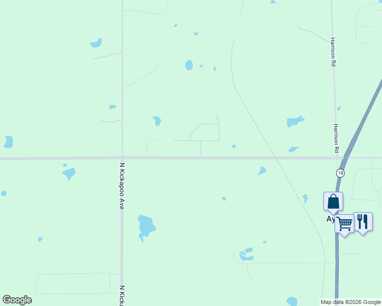 map of restaurants, bars, coffee shops, grocery stores, and more near 41338 Hazel Dell Road in Shawnee