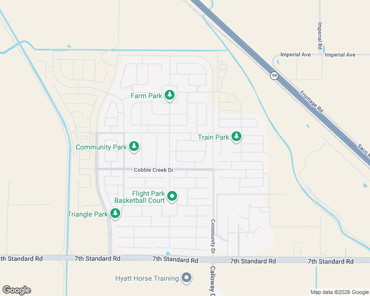 map of restaurants, bars, coffee shops, grocery stores, and more near 9429 Laurel Ridge Lane in Shafter