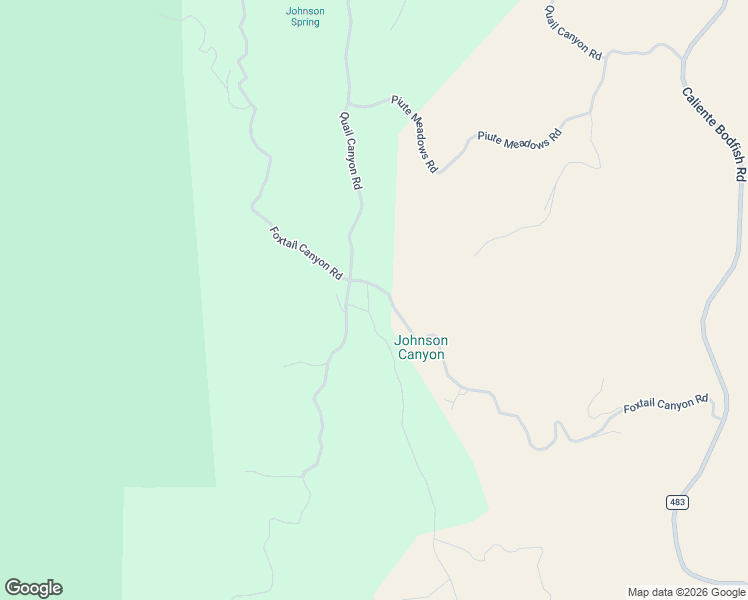 map of restaurants, bars, coffee shops, grocery stores, and more near 500 Foxtail Canyon Road in Havilah