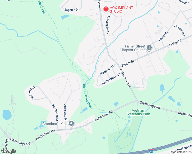 map of restaurants, bars, coffee shops, grocery stores, and more near 1416 Ridgewood Drive in Concord