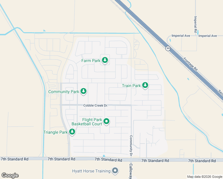 map of restaurants, bars, coffee shops, grocery stores, and more near 9429 Laurel Ridge Lane in Shafter