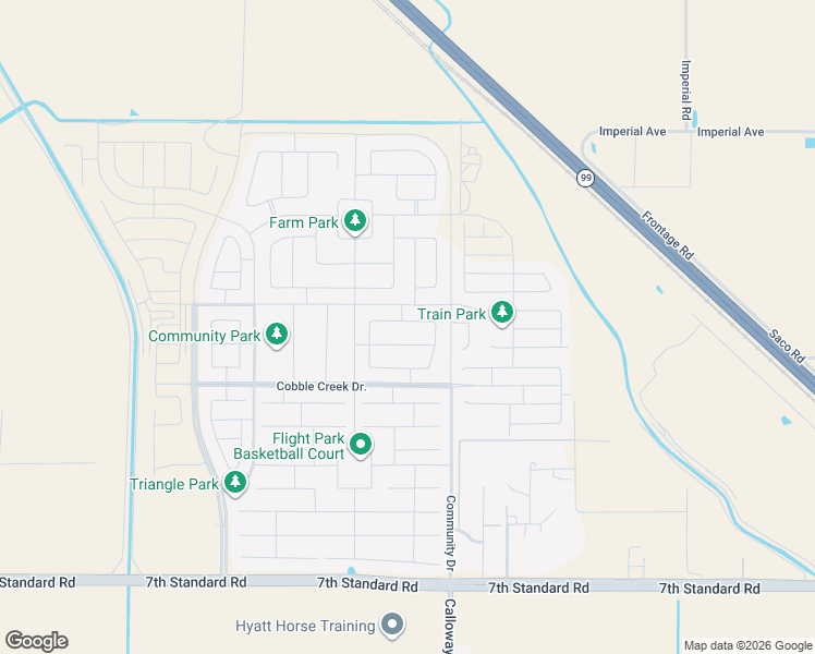 map of restaurants, bars, coffee shops, grocery stores, and more near 9429 Laurel Ridge Lane in Shafter