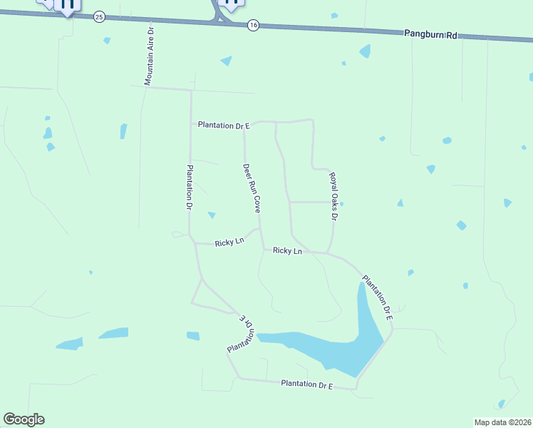 map of restaurants, bars, coffee shops, grocery stores, and more near 210 Deer Run Cove in Heber Springs