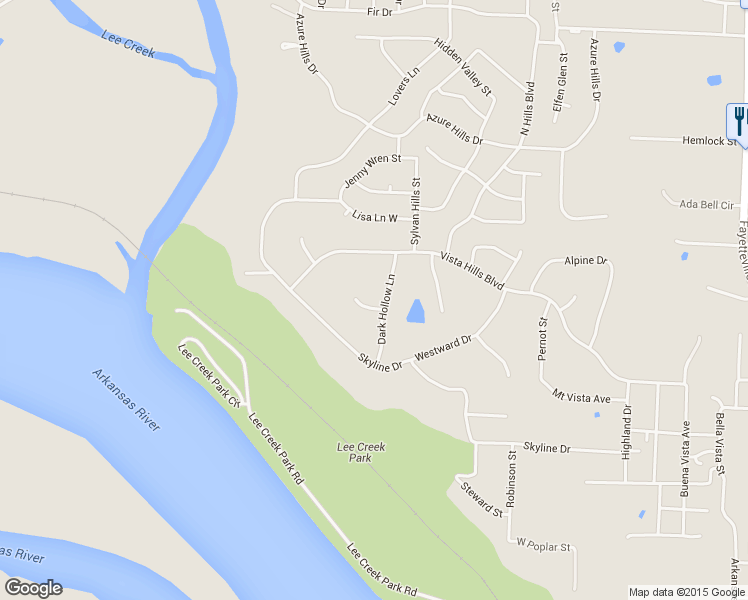 map of restaurants, bars, coffee shops, grocery stores, and more near 12 Hills Dale Street in Van Buren